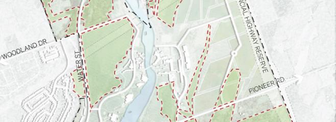 Current Nature Area boundaries